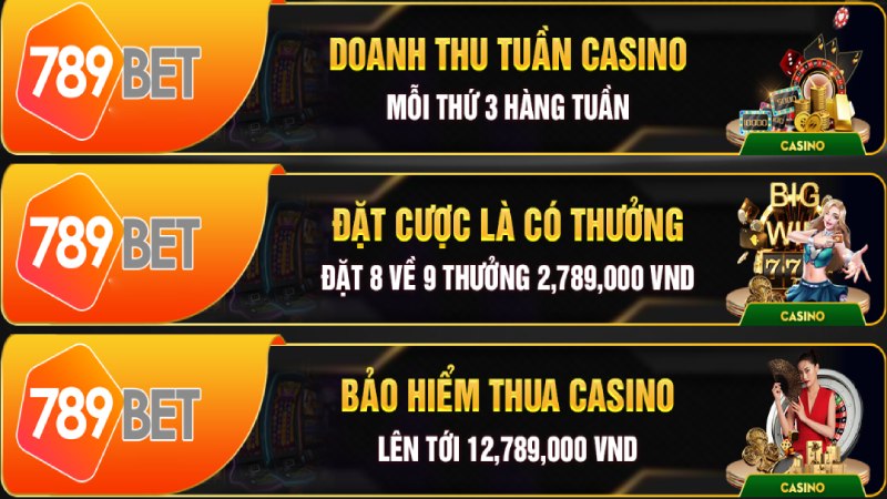 Khuyến mãi 789bet casino